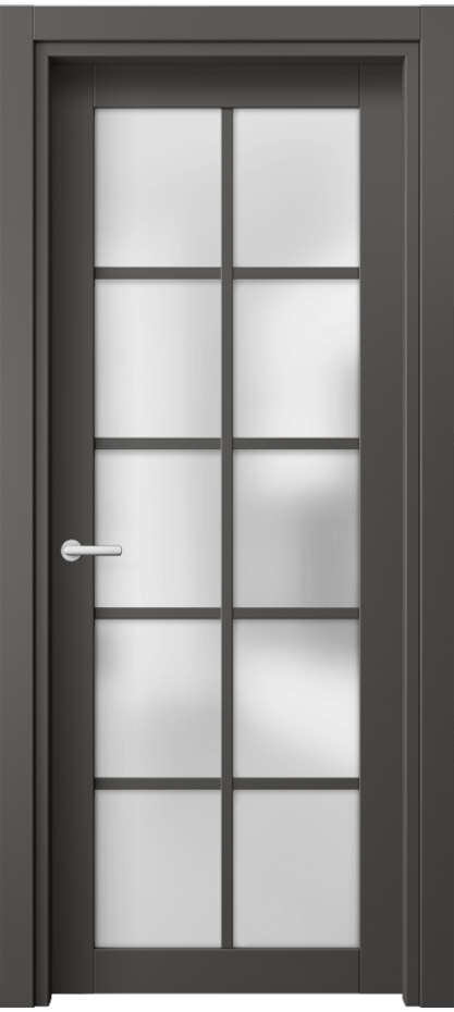 Дверь межкомнатная Нео 2106 ПЭТ графитовый Сатинированное стекло Гладкий классический наличник ПЭГФ Цена 30939 ₽ Наличники уже входят в базовый комплект. Фабрика дверей Волховец 8 (800) 551 43 19 Межкомнатная дверь Нео 2106 ПЭТ графитовый Сатинированное стекло Цена 30939 ₽ | Volhovec