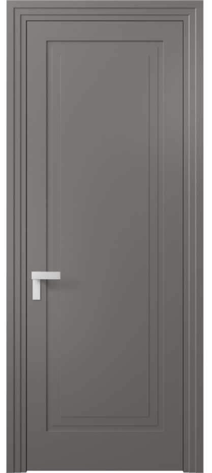 Дверь межкомнатная Рокка 8301 Матовый классический серый Каскадный компланарный наличник МКЛС Цена 79899 ₽ Наличники уже входят в базовый комплект. Фабрика дверей Волховец 8 (800) 551 43 19 Межкомнатная дверь Рокка 8301 Матовый классический серый Цена 79899 ₽ | Volhovec