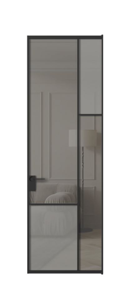 Дверь межкомнатная Мозаик АЛПЛ041.12 Алюминий Черный Сатинированное серое стекло, триплекс, 6 мм + Прозрачное серое стекло, триплекс Без короба чер Цена 160070 Стоимость комплекта двери включает:
1. Полотно (600/650/700/750/800/850/900/950*2000-2400 мм).
2. Короб
3. Комплект фурнитуры (2 торцевые петли и магнитный замок с ответной планкой). Фабрика дверей Волховец 8 (800) 551 43 19 Межкомнатная дверь Мозаик АЛПЛ041.12 Алюминий Черный Сатинированное серое стекло, триплекс, 6 мм + Прозрачное серое стекло, триплекс Цена 160070 ₽ | Volhovec