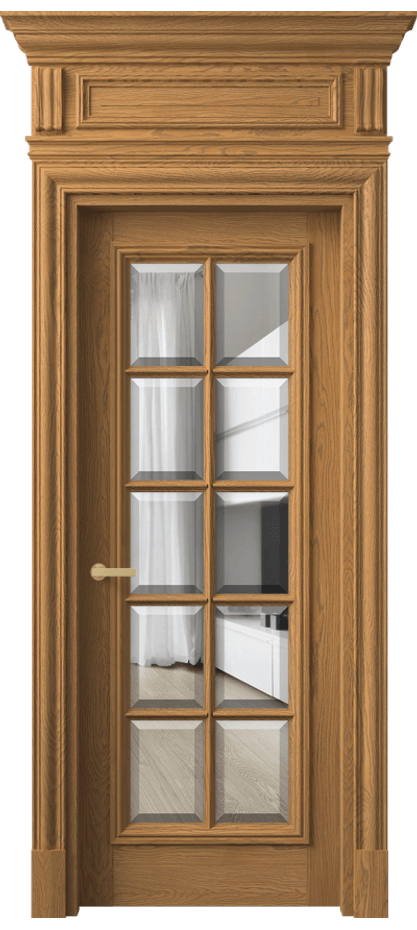Дверь межкомнатная Антик 7310 Дуб солнечный матовый Прозрачное стекло с фацетом КЭП + Объёмный фриз + Карниз ДСЛ.М Цена 294149 ₽ Наличники уже входят в базовый комплект. Фабрика дверей Волховец 8 (800) 551 43 19 Межкомнатная дверь Антик 7310 Дуб солнечный матовый Прозрачное стекло с фацетом Цена 294149 ₽ | Volhovec