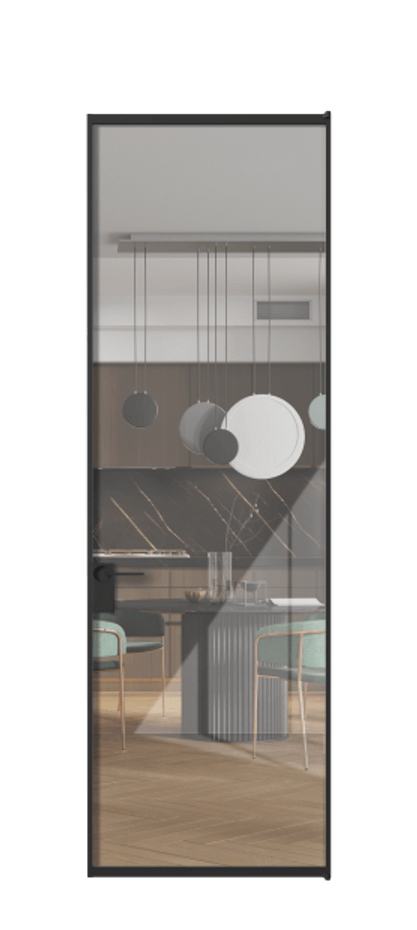 Алюминиевая дверь АЛПЛ040.01 Алюминий Черный Рефлективное прозрачное стекло "Стопсол", калёное. Без короба чер Цена 121970 Стоимость комплекта двери включает: 1. Полотно (600/650/700/750/800/850/900/950*2000-2400 мм).
2. Короб
3. Комплект фурнитуры (2 торцевые петли и магнитный замок с ответной планкой). Фабрика дверей Волховец 8 (800) 551 43 19 Алюминиевая дверь АЛПЛ040.01 Алюминий Черный Рефлективное прозрачное стекло "Стопсол", калёное Цена 121970 | Volhovec