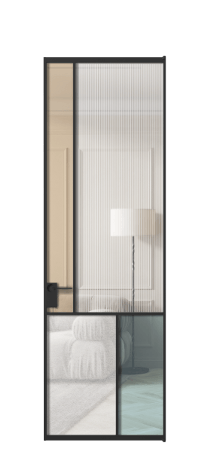 Дверь межкомнатная Мозаик АЛПЛ041.20 Алюминий Черный Комбинация стекол Группы 1 и Группы 3 Без короба чер Цена 166070 Стоимость комплекта двери включает:
1. Полотно (600/650/700/750/800/850/900/950*2000-2400 мм).
2. Короб
3. Комплект фурнитуры (2 торцевые петли и магнитный замок с ответной планкой). Фабрика дверей Волховец 8 (800) 551 43 19 Межкомнатная дверь Мозаик АЛПЛ041.20 Алюминий Черный Комбинация стекол Группы 1 и Группы 3 Цена 166070 ₽ | Volhovec