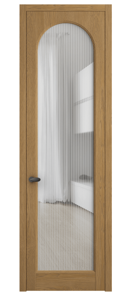 Дверь межкомнатная Палаццо 6804 Дуб солнечный матовый Рифлёное стекло "Мору", триплекс 0536 ДСЛМ Цена 156229 ₽ Наличники уже входят в базовый комплект. Фабрика дверей Волховец 8 (800) 551 43 19 Межкомнатная дверь Палаццо 6804 Дуб солнечный матовый Рифлёное стекло "Мору", триплекс Цена 156229 ₽ | Volhovec