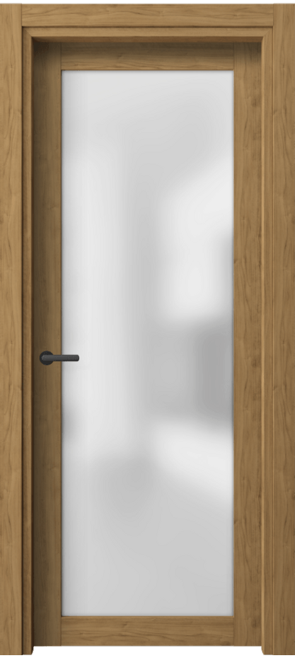 Межкомнатная дверь Нео 2102 Грецкий орех Сатинированное стекло Цена 29819 ₽ | Volhovec