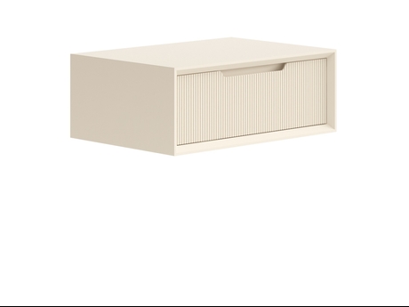 Мебель Тумба подвесная прикроватная Вельвет 1 ящик. Цвет Матовый светло-бежевый. Материал Гладкая эмаль. Коллекция Тумба подвесная прикроватная Вельвет 1 ящик. Фото. Мебель Тумба подвесная прикроватная Вельвет 1 ящик. Цвет Матовый светло-бежевый. Материал Гладкая эмаль. Коллекция Тумба подвесная прикроватная Вельвет 1 ящик. Картинка.