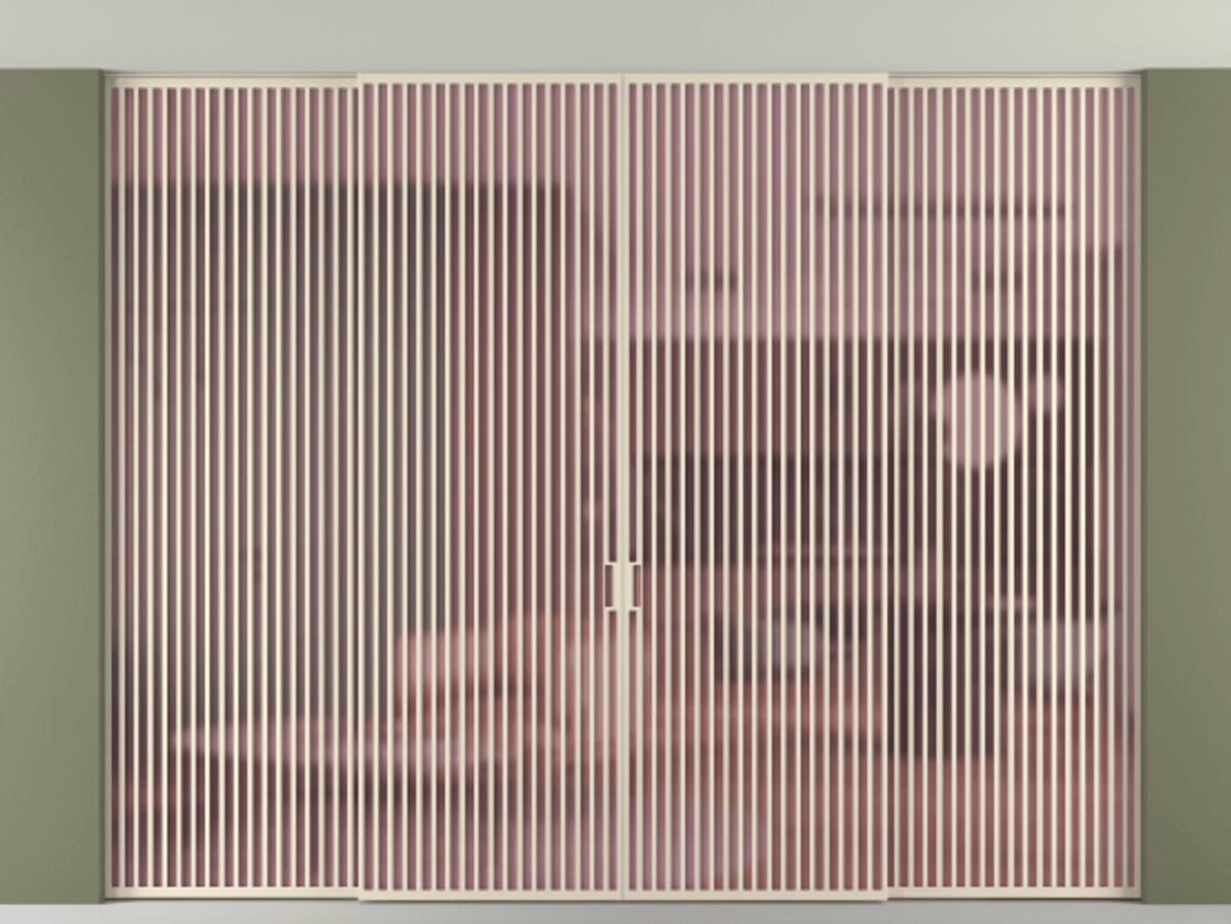 Перегородка Формато внутри проёма скрытое крепление в потолок 4 створки АЛПР 040.06 Алюминий бежево-серый Сатинированное розовое стекло, триплекс. Цена 802012 ₽ 1. Полотно 4 шт. (800/2100 мм)
2. Комплект установки раздвижной системы
3. Базовый комплект фурнитуры
4.Ручка Рондо. Фабрика дверей Волховец 8 (800) 551 43 19 Перегородка Формато внутри проёма скрытое крепление в потолок 4 створки АЛПР 040.06 Алюминий бежево-серый Сатинированное розовое стекло, триплекс Цена 802012 ₽ | Volhovec