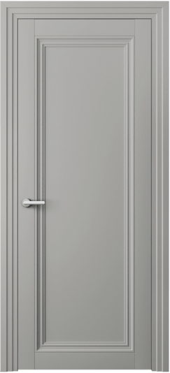 Дверь межкомнатная 2501 МНСР. Цвет Матовый нейтральный серый. Материал Гладкая эмаль. Коллекция Центро. Картинка.