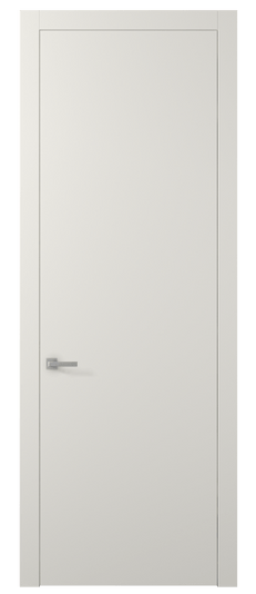 Дверь межкомнатная 0010 ПЭБЛ. Цвет ПЭТ белоснежный. Материал ПЭТ. Коллекция Планум. Картинка.