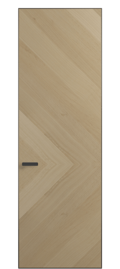 Дверь межкомнатная 0202 ЭВБМ Эвкалипт бежевый матовый. Цвет Эвкалипт бежевый матовый. Материал Шпон эвкалипта НатурВуд. Коллекция Рифт. Картинка.