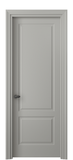 Дверь межкомнатная 8551 МНСР. Цвет Матовый нейтральный серый. Материал Гладкая эмаль. Коллекция Эссе. Картинка.