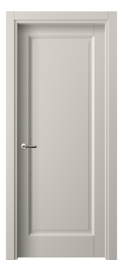 Дверь межкомнатная 1401 ПЭСС. Цвет ПЭТ светло-серый. Материал ПЭТ. Коллекция Галант. Картинка.