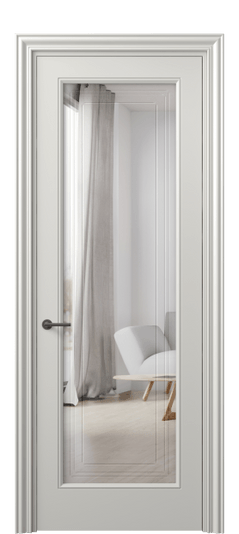 Межкомнатная дверь 8400 МСР Двустороннее зеркало с гравировкой Маскот. Цвет Матовый серый. Материал Гладкая эмаль. Коллекция Маскот. Фото. Дверь межкомнатная 8400 МСР Двустороннее зеркало с гравировкой Маскот. Цвет Матовый серый. Материал Гладкая эмаль. Коллекция Маскот. Картинка.