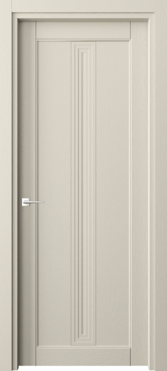 Дверь межкомнатная 6121 ДБСР. Цвет Дуб бежево-серый. Материал Массив дуба эмаль. Коллекция Эго. Картинка.
