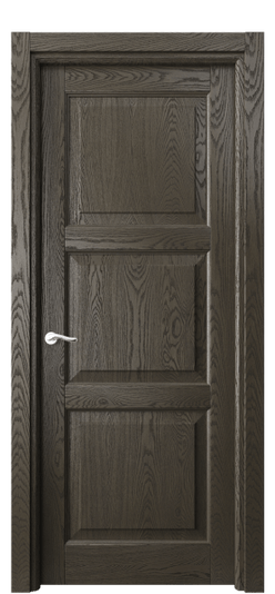 Дверь межкомнатная 0731 ДСЕ.Б. Цвет Дуб серый брашированный. Материал Массив дуба брашированный. Коллекция Лигнум. Картинка.