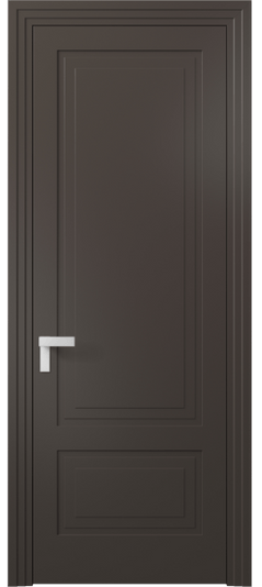 Дверь межкомнатная 8341 МАН. Цвет Матовый антрацит. Материал Гладкая эмаль. Коллекция Рокка. Картинка.