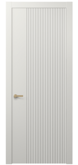 Дверь межкомнатная 8643 МСР . Цвет Матовый серый. Материал Гладкая эмаль. Коллекция Альба. Картинка.