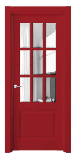 Межкомнатная дверь 6312 Сигнальный красный RAL 3001. Цвет RAL Сигнальный красный RAL 3001. Материал Гладкая эмаль. Коллекция Тоскана Грильято. Фото. Дверь межкомнатная 6312 Сигнальный красный RAL 3001. Цвет RAL Сигнальный красный RAL 3001. Материал Гладкая эмаль. Коллекция Тоскана Грильято. Картинка.
