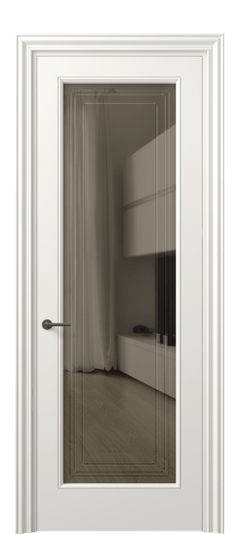 Межкомнатная дверь 8400 МПБЛ БР ГРА. Цвет Матовый пудровый белый. Материал Гладкая эмаль. Коллекция Маскот. Фото. Дверь межкомнатная 8400 МПБЛ БР ГРА. Цвет Матовый пудровый белый. Материал Гладкая эмаль. Коллекция Маскот. Картинка.