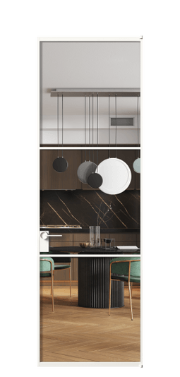 Межкомнатная дверь АЛПЛ040.03 Crystalvision БЕЛ. Цвет Алюминий Белый. Материал Алюминий. Коллекция Формато. Фото. Дверь межкомнатная АЛПЛ040.03 Crystalvision БЕЛ. Цвет Алюминий Белый. Материал Алюминий. Коллекция Формато. Картинка.