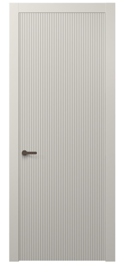 Дверь межкомнатная АКП 8621 МОС. Цвет Матовый облачно-серый. Материал Гладкая эмаль. Коллекция Дюна. Картинка.