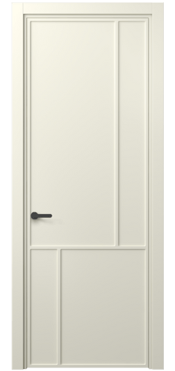Дверь межкомнатная 8606 ММБ . Цвет Матовый молочно-белый. Материал Гладкая эмаль. Коллекция Фрэйм. Картинка.