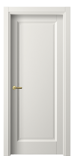 Дверь межкомнатная 1401 ПЭБЛ. Цвет ПЭТ белоснежный. Материал ПЭТ. Коллекция Галант. Картинка.