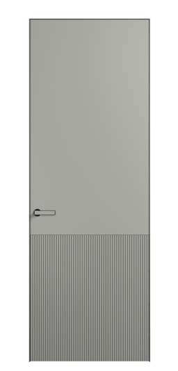 Дверь межкомнатная АКП 8204 МНСР Матовый нейтральный серый. Цвет Матовый нейтральный серый. Материал Гладкая эмаль. Коллекция Вельвет. Картинка.