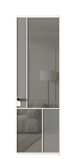 Межкомнатная дверь АЛПЛ041.20 АЖМ Серый сатин матовое + Серый прозрачное. Цвет Алюминий жемчужный. Материал Алюминий в эмали. Коллекция Мозаик. Фото. Дверь межкомнатная АЛПЛ041.20 АЖМ Серый сатин матовое + Серый прозрачное. Цвет Алюминий жемчужный. Материал Алюминий в эмали. Коллекция Мозаик. Картинка.