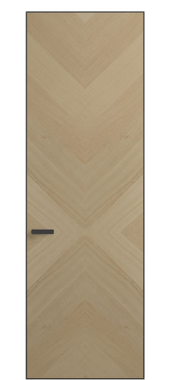 Дверь межкомнатная 0205 ЭВБМ Эвкалипт бежевый матовый. Цвет Эвкалипт бежевый матовый. Материал Шпон эвкалипта НатурВуд. Коллекция Рифт. Картинка.