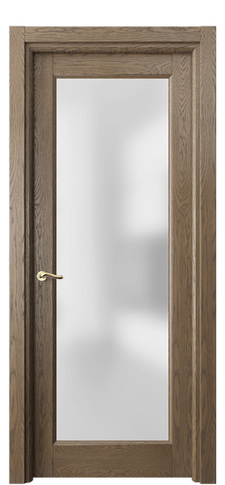 Дверь межкомнатная 0700 ДММ.Б САТ. Цвет Дуб мраморный брашированный. Материал Массив дуба брашированный. Коллекция Лигнум. Картинка.