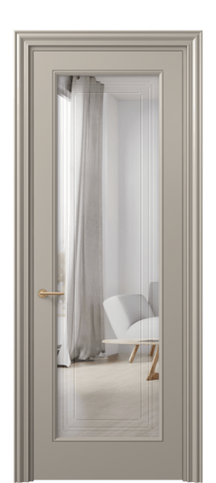 Межкомнатная дверь 8400 МБСК Двустороннее зеркало с гравировкой. Цвет Матовый бисквитный. Материал Гладкая эмаль. Коллекция Маскот. Фото. Дверь межкомнатная 8400 МБСК Двустороннее зеркало с гравировкой. Цвет Матовый бисквитный. Материал Гладкая эмаль. Коллекция Маскот. Картинка.
