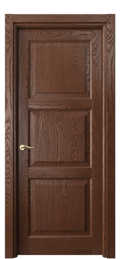 Дверь межкомнатная 0731 ДКЧ.Б. Цвет Дуб коньячный брашированный. Материал Массив дуба брашированный. Коллекция Лигнум. Картинка.