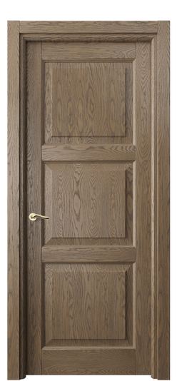 Дверь межкомнатная 0731 ДММ.Б. Цвет Дуб мраморный брашированный. Материал Массив дуба брашированный. Коллекция Лигнум. Картинка.