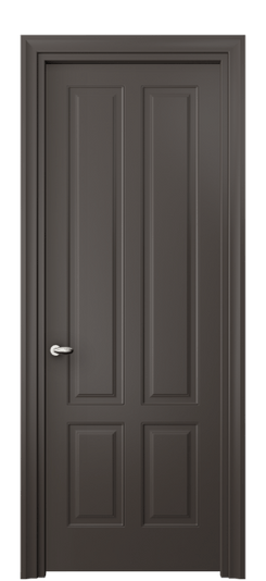Дверь межкомнатная 8521 МАН. Цвет Матовый антрацит. Материал Гладкая эмаль. Коллекция Эссе. Картинка.
