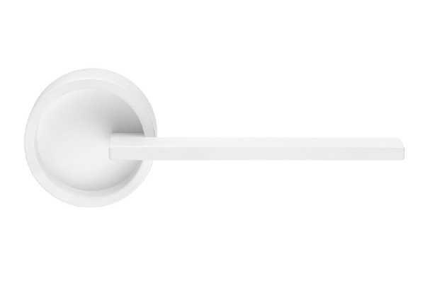 Ручки для дверей Ручка дверная Таймлэсс. Цвет Белый. Коллекция Таймлэсс. Картинка.