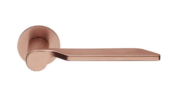 Ручки для дверей Ручка дверная Левантэ. Цвет Матовая медь PVD. Коллекция Левантэ. Картинка.